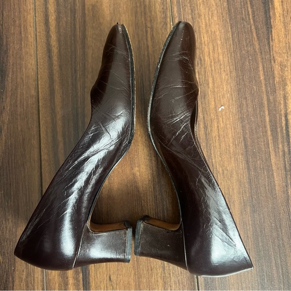 Thomas Wallace Vintage Leather Pumps – Low Heel | Size 6.5 B - Picture 8 of 11